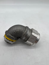 Load image into Gallery viewer, Eaton Crouse-Hinds LT5090G-SA 90° Liquidtight Connect w/ Ground, 1/2&quot; *Lot of (55)* (No Box)