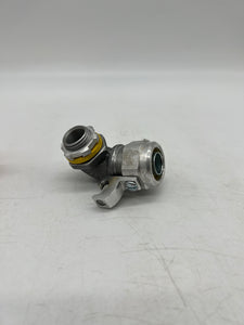 Eaton Crouse-Hinds LT5090G-SA 90° Liquidtight Connect w/ Ground, 1/2" *Lot of (55)* (No Box)