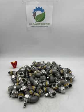 Eaton Crouse-Hinds LT5090G-SA 90° Liquidtight Connect w/ Ground, 1/2