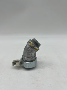Eaton Crouse-Hinds LT7545G Liquidtight 45° Connect w/ Ground, 3/4" *Box of (20)* (Open Box)