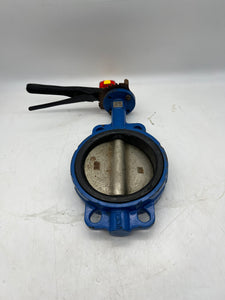 Butterfly Valve KL600150 PN16-150MM 6" Wafer Style w/ Handle (Used)