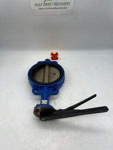 Butterfly Valve KL600150 PN16-150MM 6" Wafer Style w/ Handle (Used)