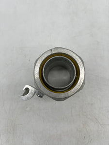 Eaton Crouse-Hinds LT150G-SA Liquidtight Straight Connect w/ Grounding Lug, 1-1/2" *Lot of (5)* (No Box)