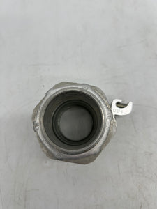 Eaton Crouse-Hinds LT150G-SA Liquidtight Straight Connect w/ Grounding Lug, 1-1/2" *Lot of (5)* (No Box)