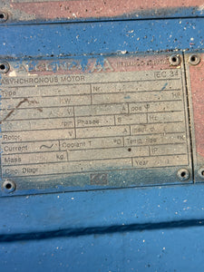 Alconza Berango OD450S-4W Main Propulsion Electric Motor, 690V, 1944 HP (Used)