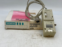 Load image into Gallery viewer, Siemens 6GK1500-0DA00 Sinec L2 Bus Terminal RS485 for PROFIBUS w/ Cable (Used)