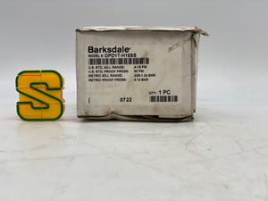 Barksdale DPD1T-H18SS Pressure Or Vacuum Activated Switch (New)
