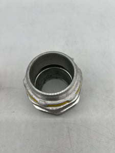 Eaton Crouse-Hinds LT200G-SA Liquidtight Straight Connect w/ Grounding Lug, 2" (No Box)