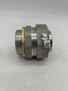 Eaton Crouse-Hinds LT200G-SA Liquidtight Straight Connect w/ Grounding Lug, 2" (No Box)