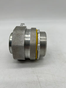 Eaton Crouse-Hinds LT200G-SA Liquidtight Straight Connect w/ Grounding Lug, 2" (No Box)