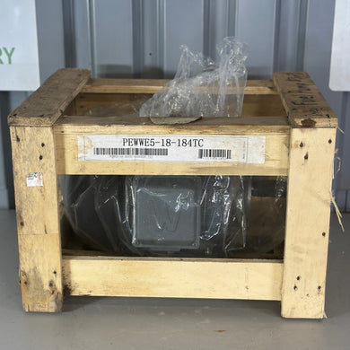 Worldwide PEWWE5-18-184TC Premium Efficiency 3-Ph Induction Motor, 5 HP, 184TC (New)