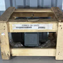 Load image into Gallery viewer, Worldwide PEWWE5-18-184TC Premium Efficiency 3-Ph Induction Motor, 5 HP, 184TC (New)