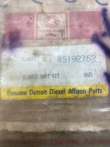 Detroit Diesel 5192752 Blower Installation Kit For 71 Series (New)