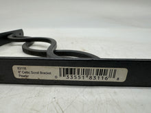 Load image into Gallery viewer, 0-TBD-8" Celtic Scroll Bracket, (3) 83116 Pewter &amp; (2) 83115 Black, *Lot Of (5)* Brackets (No Box)