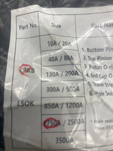 Load image into Gallery viewer, Triac 2RKB Actuator Rebuild Repair Kit, Size 1750A, Buna-N (No Box)