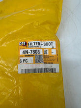 Load image into Gallery viewer, Caterpillar 4N-7808 0.5mm Air Cleaner Soot Filter *Bag of (5) Filters* (Open Box)
