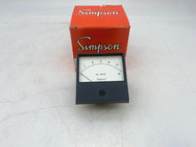 Load image into Gallery viewer, Simpson 17530 Analog DC Panel Meter, 0-30 VDC (New)
