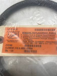 Duke 212108 Fig. 8 Heating Element, 480V, 1000W (New)