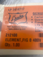 Load image into Gallery viewer, Duke 212108 Fig. 8 Heating Element, 480V, 1000W (New)