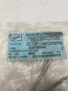 Duke 212080 Thermostat, Electric, 440V (Open Box)