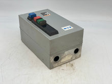 Load image into Gallery viewer, Eaton ECN0511EAA Size 1 Starter w/ 208V Coil, Encl w/ Start-Stop-Reset PB (Used)