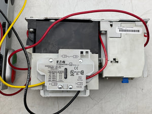 Eaton ECN0511EAA Size 1 Starter w/ 208V Coil, Encl w/ M22-K01 Start-Stop-Reset PB (Used)