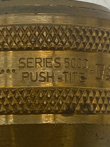 Eaton Hansen Series 5000 Push-Tite Brass Air Coupler Body 1/2" MNPT *Lot of (9)* (No Box)
