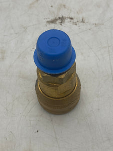 Eaton Hansen Series 5000 Push-Tite Brass Air Coupler Body 1/2" MNPT *Lot of (9)* (No Box)
