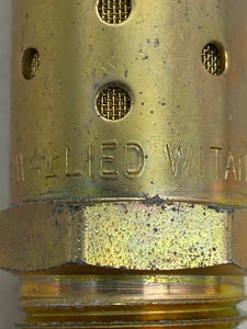 Allied Witan Bantam Exhaust Muffler, 1/2" MNPT, *Lot of (7)* (No Box)
