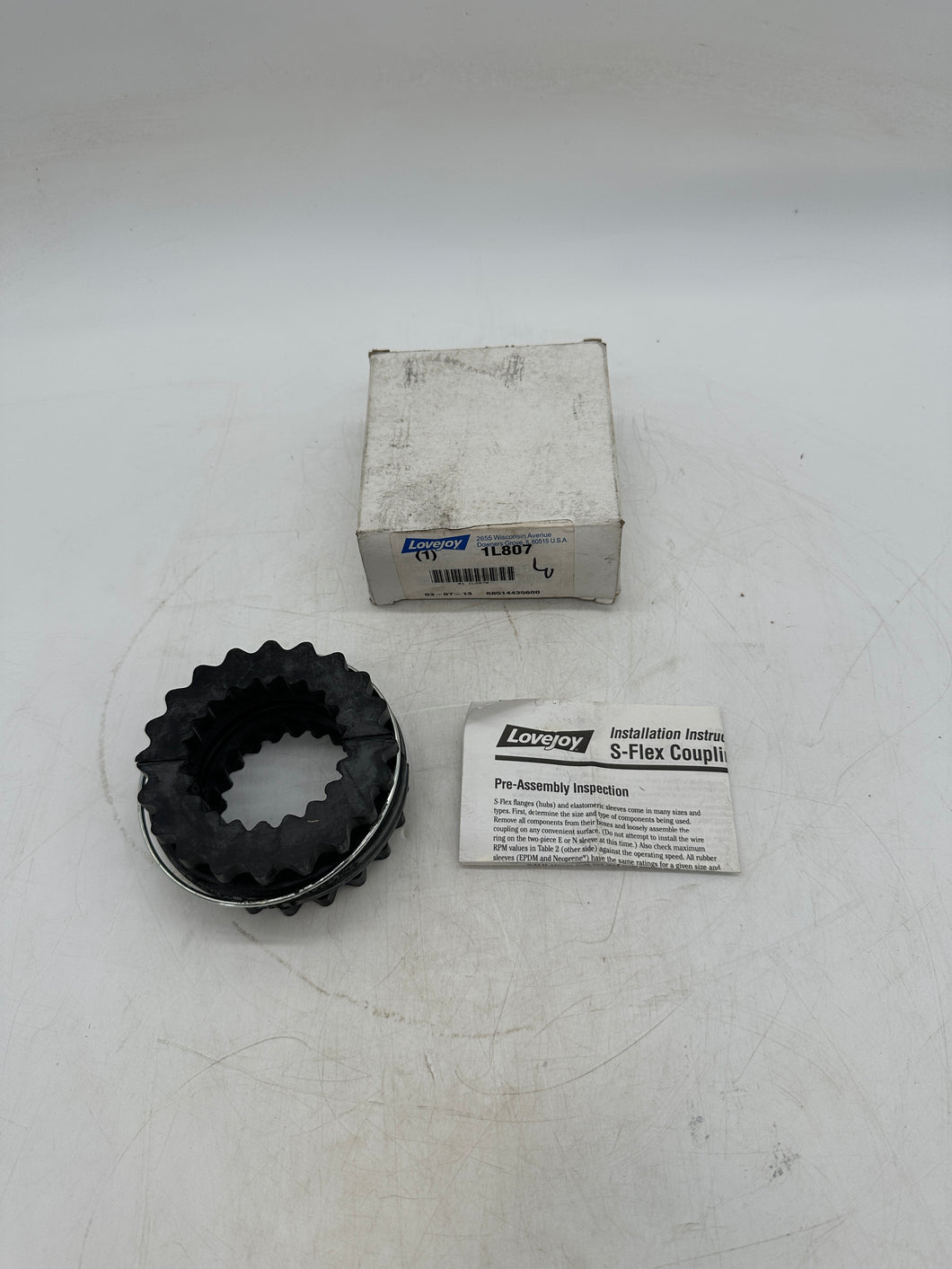 Lovejoy 1L807 Size 6 S-Flex Coupling Sleeve Insert *Lot of (3)* (New)