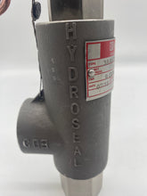 Load image into Gallery viewer, Hydroseal 38AV30E/D5 Safety Relief Valve, 1650 PSI, 3/8&quot; Inlet, 3/4&quot; Outlet (Used)