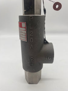 Hydroseal 38AV30E/D5 Safety Relief Valve, 1650 PSI, 3/8" Inlet, 3/4" Outlet (Used)