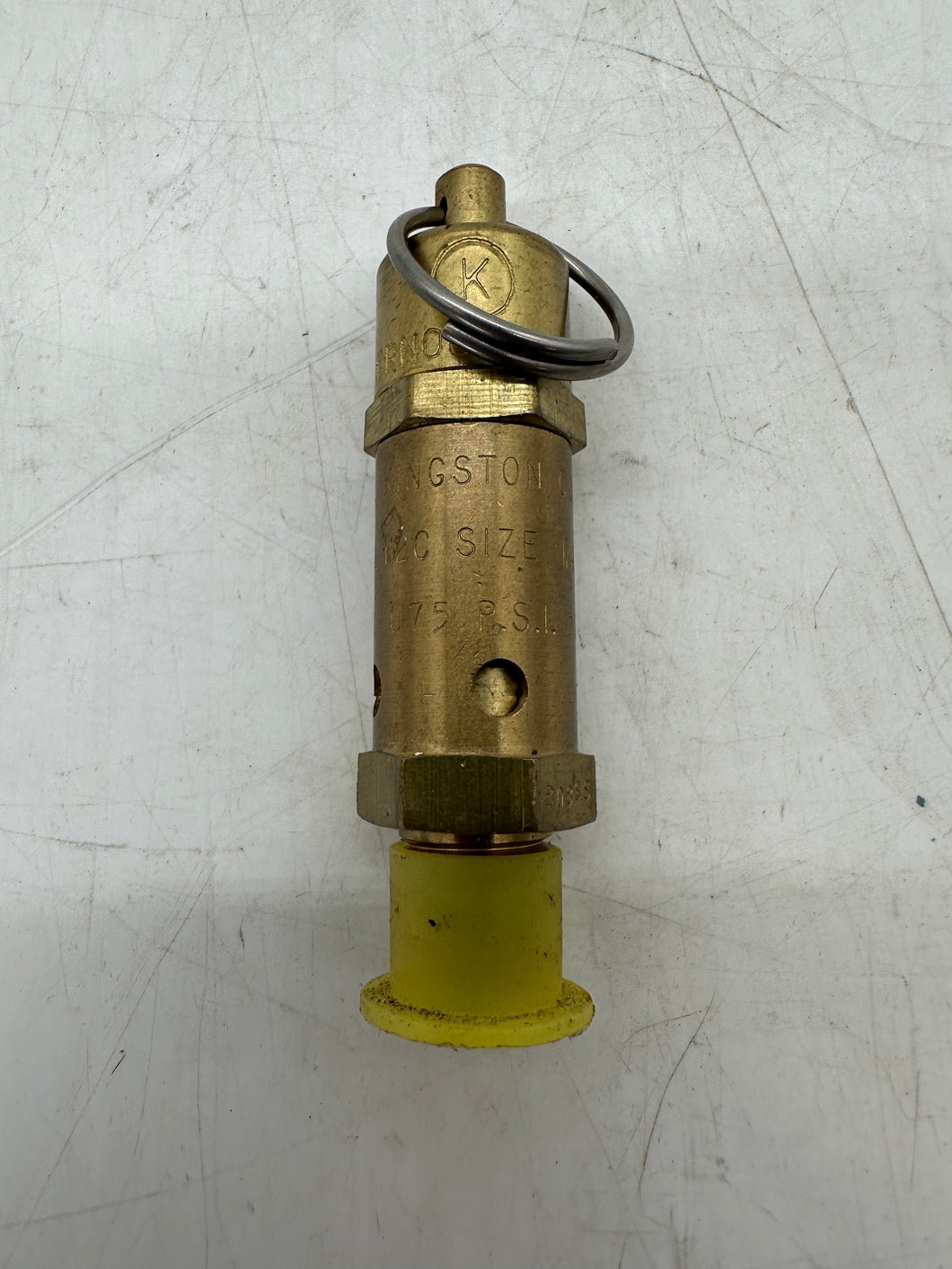 Kingston CRNOG3144.1C Fig. 112C Relief Valve, 1/4” NPT, 75 PSI 50 SCFM (No Box)