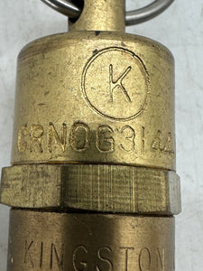Kingston CRNOG3144.1C Fig. 112C Relief Valve, 1/4” NPT, 75 PSI 50 SCFM (No Box)