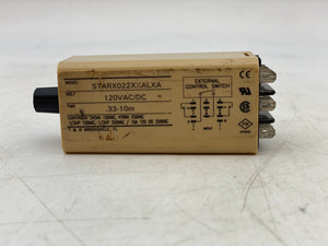 Agastat STARX022XXALXA Timing Relay, 120VAC/DC .33-10m (Used)