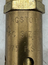 Load image into Gallery viewer, Kingston CRNOG3144.1C Fig. 112C Relief Valve, 1/4” NPT, 75 PSI 50 SCFM (No Box)