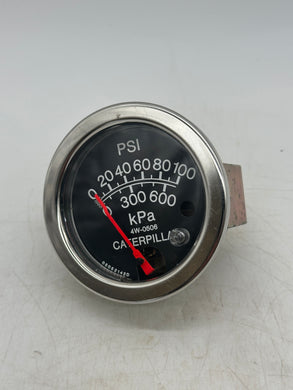 Caterpillar 4W-0506 Indicator, 0-100 PSI / 0-600 KPa (No Box)