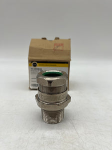 Appleton CMP TC-100NB104 Nickel Brass Tray Cable Connector 1" (New)