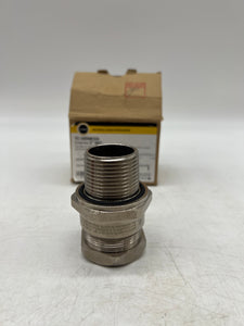 Appleton CMP TC-100NB104 Nickel Brass Tray Cable Connector 1" (New)