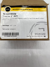 Load image into Gallery viewer, Appleton CMP TC-100NB104 Nickel Brass Tray Cable Connector 1&quot; (New)