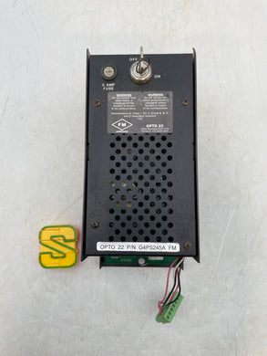 Opto 22 G4PS245A Classic Controller Power Supply 24VDC Output (Used)