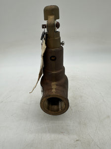 Kunkle 6010EDM01-KM Bronze Safety Relief Valve, 200 PSI, 3/4" (No Box)