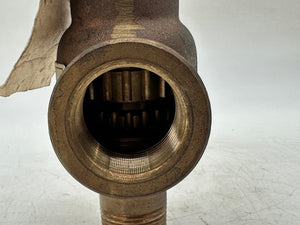 Kunkle 6010EDM01-KM Bronze Safety Relief Valve, 200 PSI, 3/4" (No Box)
