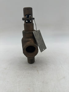 TXT Texsteam 550-SO Relief Valve, 874 SCFM, 220 PSI, 3/4" x 1" (Refurbished)
