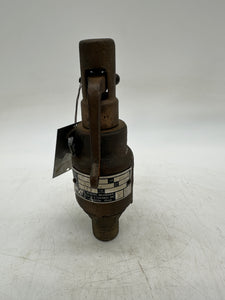 TXT Texsteam 550-SO Relief Valve, 874 SCFM, 220 PSI, 3/4" x 1" (Refurbished)
