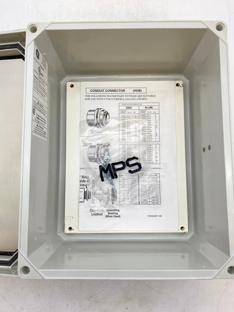 Tp Control Box GE CVJ1008HWPL Control Panel Encl TP 3,3R 4.4X,12,13 (Open Box) – Gulf ...