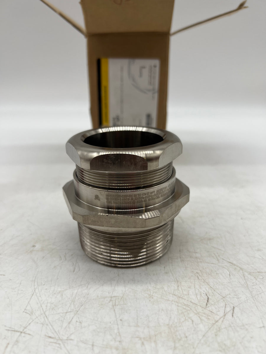 Appleton CMP TC-200NB174 Nickel Brass Tray Cable Connector 2