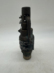 TXT Texsteam 8313212BB Safety Valve, 231 SCFM, 125 PSI, 1" x 1" (Used)