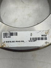 Load image into Gallery viewer, Kerkau 876460 2&quot; 150# 900X Bleed Ring w/ 1/2&quot; Single Tap (No Box)