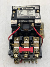 Load image into Gallery viewer, Square D 8536SBO2V02SX10 Size 0 Starter w/ 120V Coil, 1 NO Aux Contact (Used)